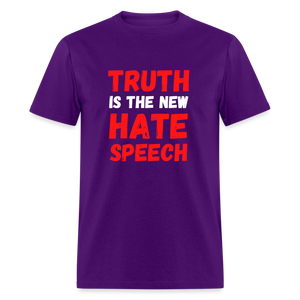 Truth is the new hate speech Classic T-Shirt - purple