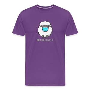 Do Not Comply Men's Premium T-Shirt - purple