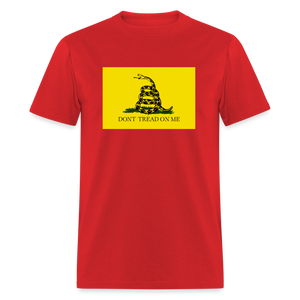 Don't Tread On - Gadsden Flag Classic T-Shirt - red