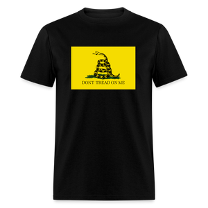 Don't Tread On - Gadsden Flag Classic T-Shirt - black