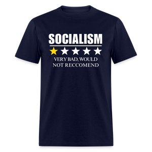 Review of socialism Classic T-Shirt - navy