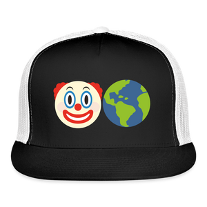 Clown World Trucker Cap - black/white