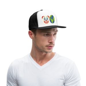 Clown World Trucker Cap - white/black