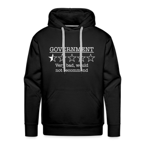 Government, would not recommend Men’s Premium Hoodie - black
