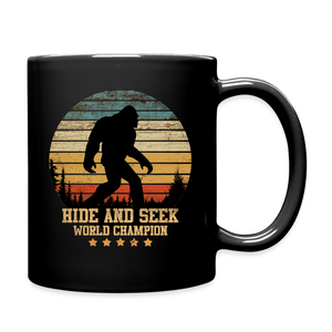 Bigfoot - Hide and Seek Champion Full Color Mug - black