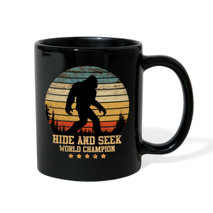 Bigfoot - Hide and Seek Champion Full Color Mug - black
