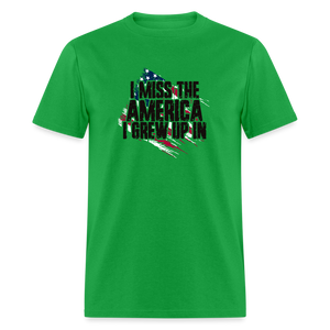 I Miss The America I Grew Up In Unisex Classic T-Shirt - bright green