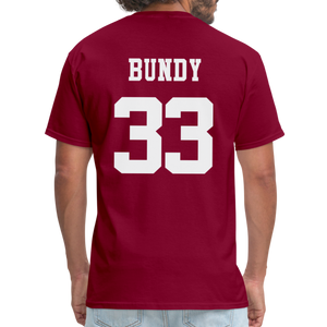 Polk High Front Print and (Back Print) Unisex Classic T-Shirt - burgundy