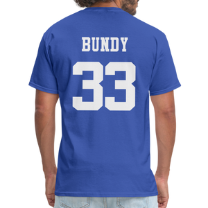 Polk High Front Print and (Back Print) Unisex Classic T-Shirt - royal blue