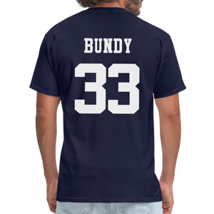 Polk High Front Print and (Back Print) Unisex Classic T-Shirt - navy