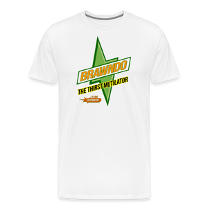 Brawndo - Its Got Electrolytes V2 Men's Premium T-Shirt - white
