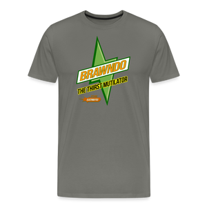 Brawndo - Its Got Electrolytes V2 Men's Premium T-Shirt - asphalt gray
