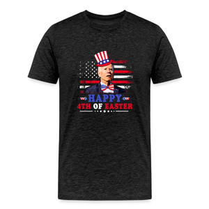 Joe Biden Happy 4th Of Easter Funny 4th of July Men's Premium T-Shirt - charcoal grey