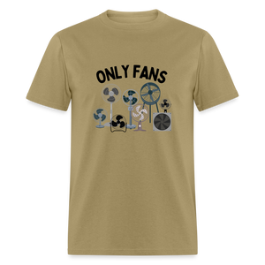 Only Fans Funny Unisex Classic T-Shirt - khaki