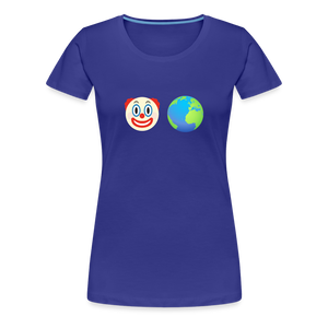 Clown World Women’s Premium T-Shirt - royal blue