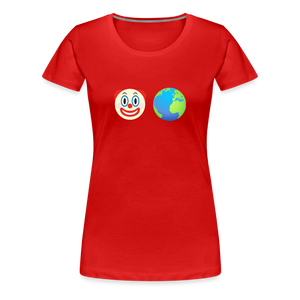 Clown World Women’s Premium T-Shirt - red