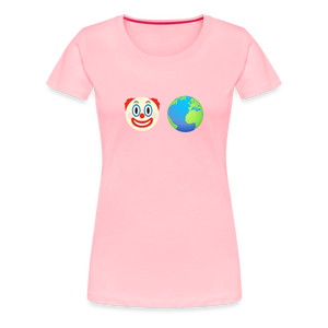Clown World Women’s Premium T-Shirt - pink