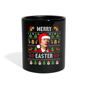 Merry Easter Funny Biden Full Color Mug - black
