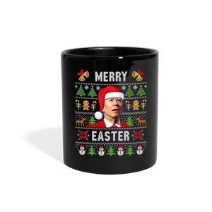 Merry Easter Funny Biden Full Color Mug - black
