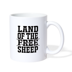Land Of The Sheep Coffee/Tea Mug - white