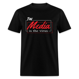 The Media Is The Virus Classic T-Shirt - black