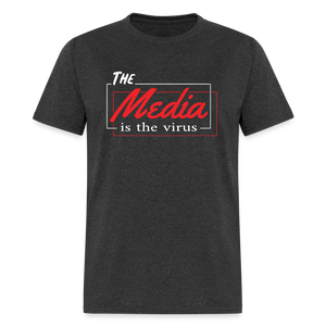 The Media Is The Virus Classic T-Shirt - heather black