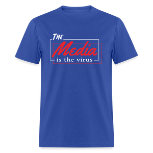 The Media Is The Virus Classic T-Shirt - royal blue