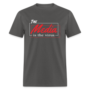 The Media Is The Virus Classic T-Shirt - charcoal