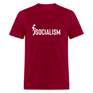 F**k Socialism Classic T-Shirt - dark red
