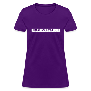 Ungovernable Women's T-Shirt - purple