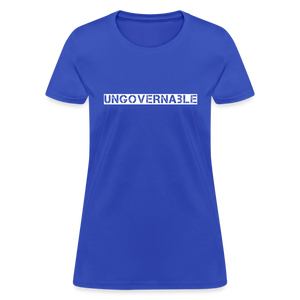 Ungovernable Women's T-Shirt - royal blue