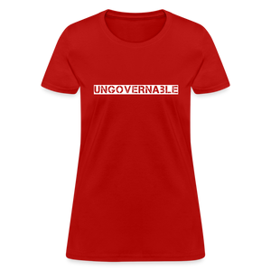 Ungovernable Women's T-Shirt - red