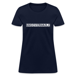 Ungovernable Women's T-Shirt - navy