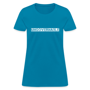 Ungovernable Women's T-Shirt - turquoise