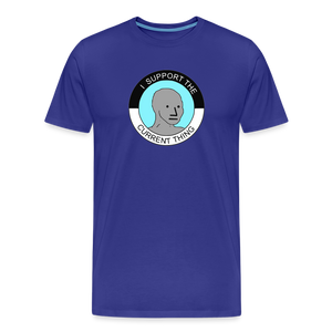 I Support The Current Thing Men's Premium T-Shirt - royal blue
