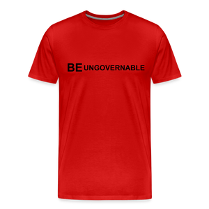 BE UNGOVERNABLE Men's Premium T-Shirt - red
