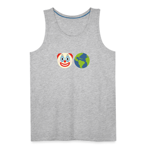 Clown World Men’s Premium Tank - heather gray