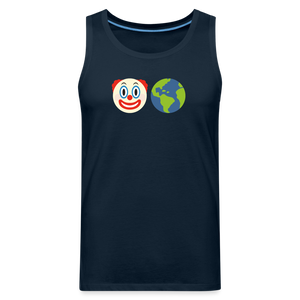 Clown World Men’s Premium Tank - deep navy