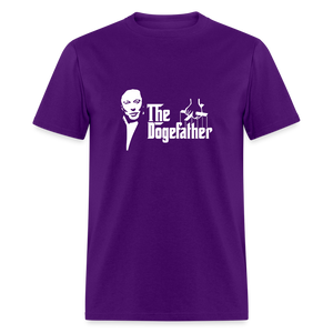 The DogeFather Dogecoin Classic T-Shirt - purple