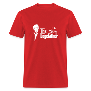 The DogeFather Dogecoin Classic T-Shirt - red