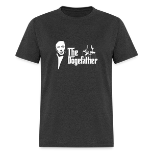 The DogeFather Dogecoin Classic T-Shirt - heather black