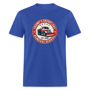 Trump's Snowflake Removal Service (Retro 2024) Unisex Classic T-Shirt - royal blue