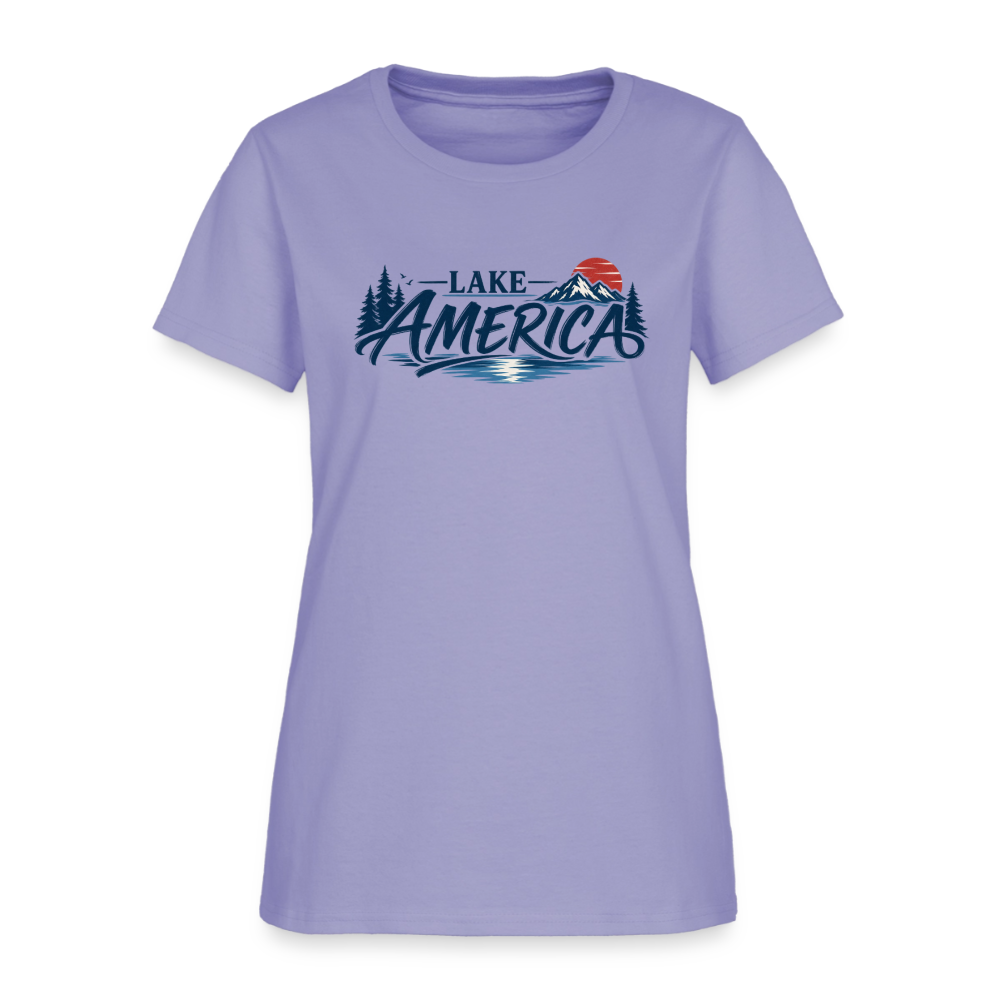 Lake America Women's T-Shirt - lavender