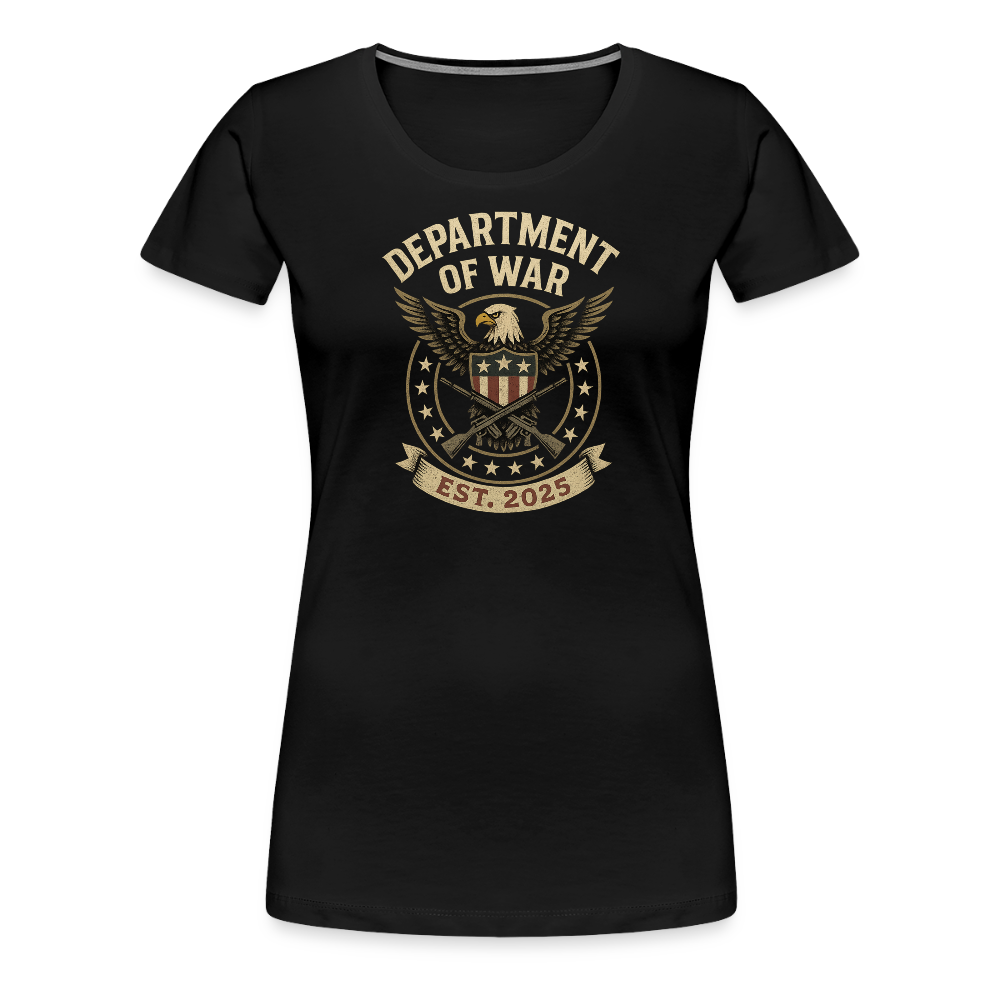 Department of War Est. 2025 Women’s Premium T-Shirt - black