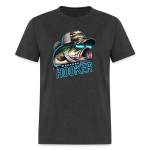 Weekend Hooker Funny Fishing Men's Classic T-Shirt - heather black