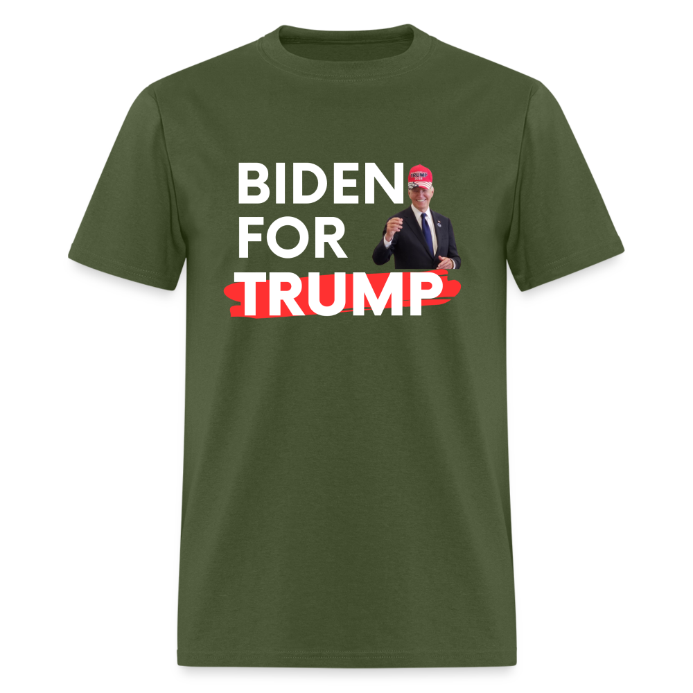 Biden For Trump Funny Classic T-Shirt - military green