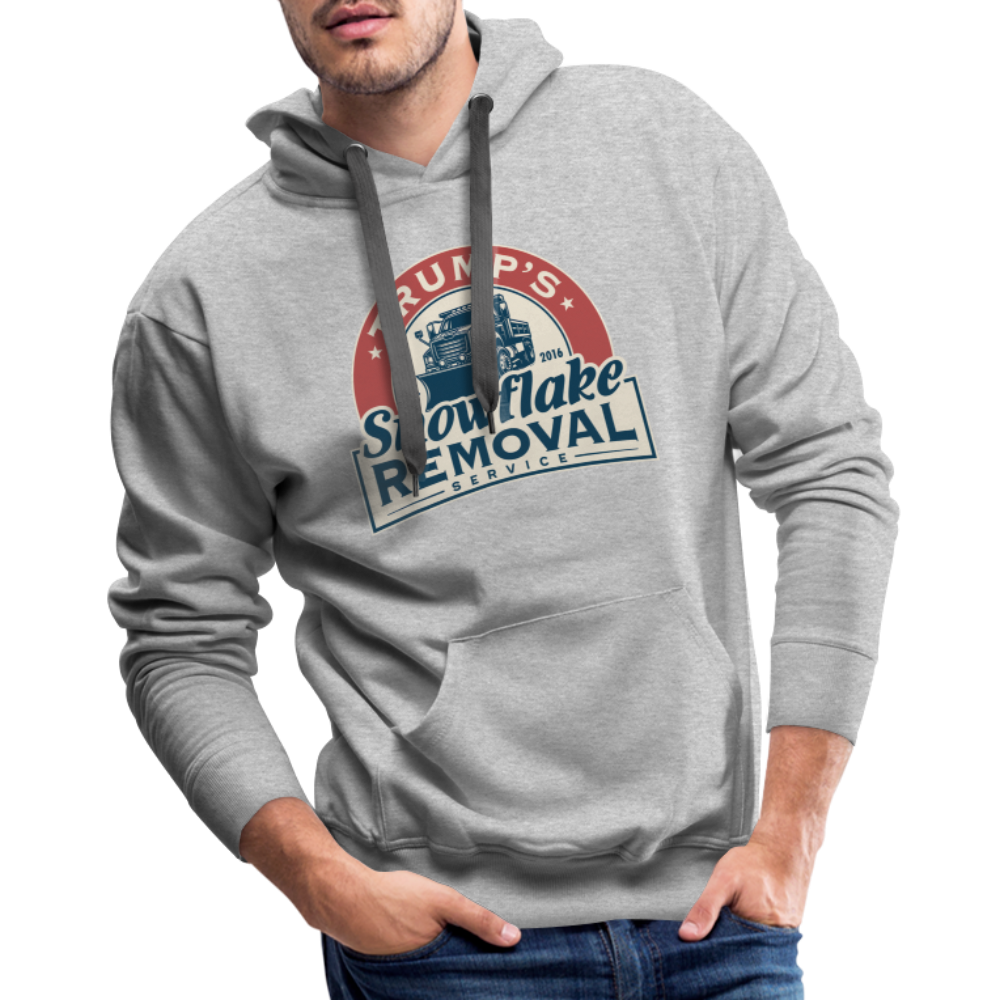 Trump's Snowflake Removal Service Men’s Premium Hoodie - heather grey