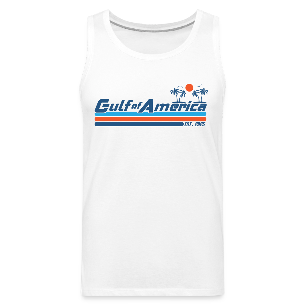 Gulf of America Men’s Premium Tank - white