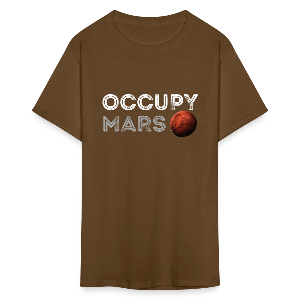 Occupy Mars Unisex Classic T-Shirt - brown