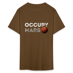 Occupy Mars Unisex Classic T-Shirt - brown